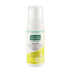 Thursday Plantation Tea Tree Face Wash Foam - Daily Foaming Facial Cleanser & Makeup Remover for Oily, Dry & Sensitive Skin - For Men & Women - 150ml