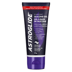 Astroglide Silicone Lube (85 g), Premium Diamond Gel Personal Lubricant, Waterproof for Water Play, No Drip Stay-Put, Sex Lube for Men, Women, and Couples
