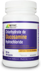 WESTCOAST NATURALS Glucosamine Hydrochloride 500mg 100 Count