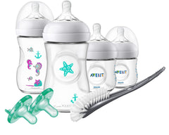 Philips Avent Natural Baby Bottle Gift Set Seahorse Design SCD113/37