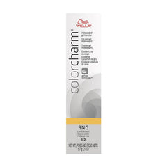 COLORCHARM Permanent Gel| Hair Color for Gray Coverage| 9NG Sand Blonde| 2 Fl oz.