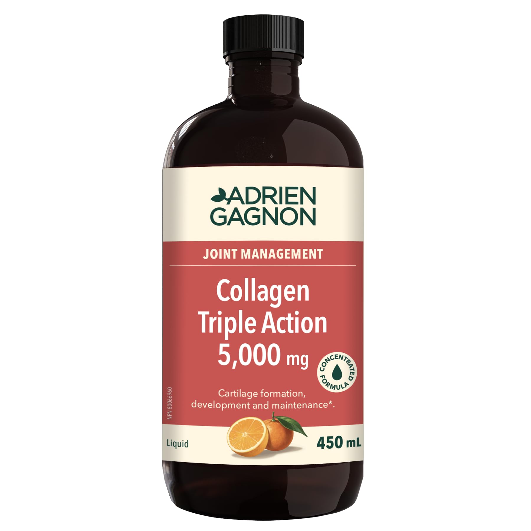 Herbal supplement bottle