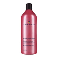 Pureology Smooth Perfection Conditioner, For Dry Frizz Prone Colour Treated Hair, For Smoothness, Made with Camellia Oil and Shea Butter, Vegan, Sulfate-Free, Paraben-Free
