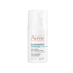 Eau Thermale Avène Cleanance Comedomed anti-blemish concentrate, clarifying water-gel, fragrance and silicone free, for acne-prone skin and pimples, airless pump, Acne spot treatment, Acne treatment for face, 30 ml, Packaging may slightly vary