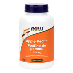 NOW Supplements, Apple Pectin 700 mg, Dietary Fibre, Intestinal Support*, 120 Veg Capsules