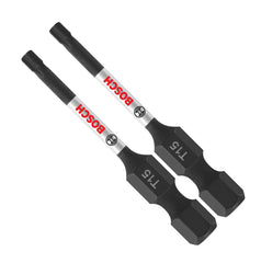 BOSCH ITT15202 2 Pc. Impact Tough 2 in. Torx #15 Power Bits