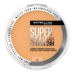 Maybelline New York Super Stay 24 Hour Hybrid Powder Foundation, Waterproof, Vegan, Mattifying, 310, 6 g , Skin tone - Medium