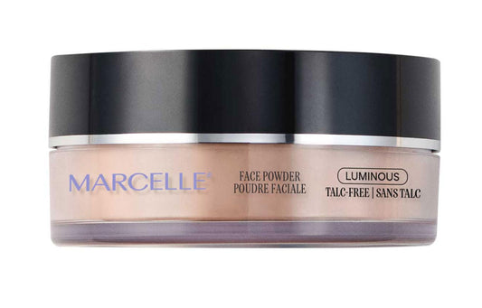 Marcelle Luminous Face Powder, Translucent Radiance, Talc-Free, Natural Radiant Finish, Ultra-Light and Silky Texture, Hypoallergenic, Fragrance-Free, Cruelty-Free, Paraben-Free, 30 g