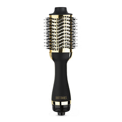 Hot Tools Professional 24K Gold Charcoal Infused one-step blowout Styler, Black/Gold, 1 Count (Pack of 1)