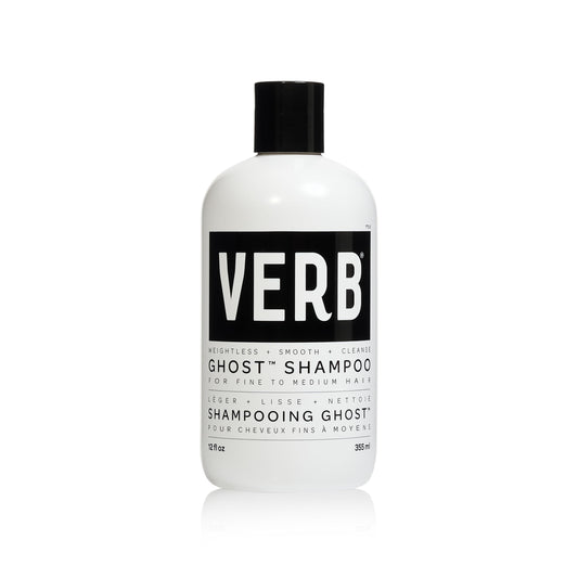 New Verb Ghost Shampoo, Vegan Color-Safe Shampoo Infused with Moringa Oil, Cleanses Fine and Weighed Down Hair (12 fl oz)