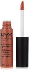 NYX PROFESSIONAL MAKEUP Soft Matte Lip Cream, High-Pigmented Liquid Lipstick - Abu Dhabi (Deep Rose-Beige), 8 mL
