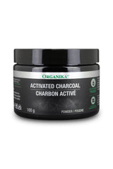 Organika Activated Charcoal Powder- Food Grade, Detox Support, Teeth Whitening, Face Wash- 100g