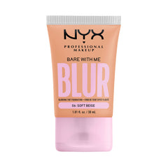 NYX PROFESSIONAL MAKEUP, Bare With Me, Tint Foundation, Medium buildable coverage, 12h hydration, Lightweight matte finish - 06 SOFT BEIGE