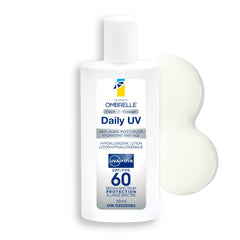 Garnier Ombrelle Daily UV SPF 60, Anti-Aging Lightweight Face Sunscreen Lotion & Moisturizer, Broad Spectrum Very High Protection, Hydrates and Fights Signs of Aging, Hypoallergenic for Sensitive Skin, 50ml