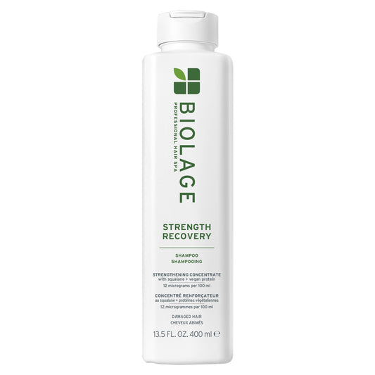 Biolage Strength Recovery Shampoo, For Damaged & Sensitized Hair, Gently Cleanses & Reduces Breakage, Vegan, Cruelty-Free, Packaging May Vary