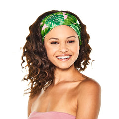 ADAMA Adama satin lined headband, tropical, 1 Pound