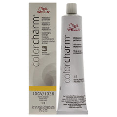 COLORCHARM Permanent Gel| Hair Color for Gray Coverage| 10Gv Honey Blonde| 2 Fl oz.