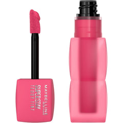 Maybelline Teddy Tint, Lip Stain, Soft Lip Tint, Light Feel, 12Hr Wear, Sheer or Blurred Finish, Pinky Promise