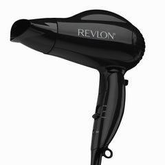 Revlon RVDR5224F Ionic Hair Dryer, Less Frizz, Folding Handle, Travel Friendly, Compact,1875 Watts, Multiple Heat/Speed Settings, Concentrator, Black