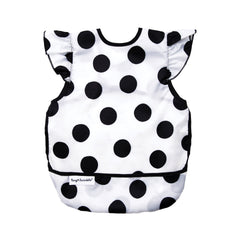 Tiny Twinkle Mess Proof Baby Bib Waterproof Toddler and Baby Apron Bib Machine Washable Polka Dot
