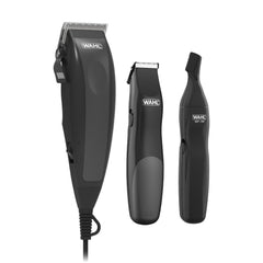 Wahl Canada Signature Series Home Barber Kit, Self-Sharpening, High Carbon Steel Clipper Blades Stay Sharp Longer, Clipper/Trimmer/Ear, Nose & Brow Trimmer Combo Kit, Easy to Use & Perfect for the Whole Family - Model 3195
