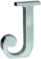KINDWER Aluminum Letter, 6-Inch, Monogrammed Letter J
