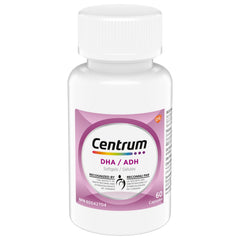 Centrum Prenatal Multivitamins/Minerals with Folic Acid and DHA Multivitamins Supplement with Omega 3, 60 Prenatal Tablets & 60 DHA Softgels (120 Total Count) (Packaging May Vary)