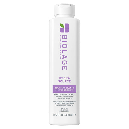 Biolage Hydra Source Detangling Conditioner, For Dry and Frizzy Hair, Detangles, Controls Static & Fly-Aways, Renews Moisture, Paraben-Free, Vegan, Cruelty Free, Packaging May Vary