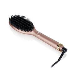ghd Glide Hot Air Hair Brush ― Professional Smoothing Blow Dryer, Ceramic Hair Straightener, Styler, and Blow Dry Brush ― Sun-Kissed Bronze, Sunsthetic Collection