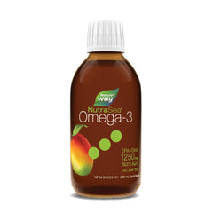 Nature's Way NutraSea Omega-3 Fish Oil – 1250 mg EPA + DHA Fish Oil – Support Healthy Heart and Brain Function in Kids and Adults – GMO Free, 200 mL Liquid, Mango Flavour