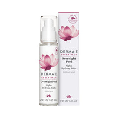 DERMA-E Overnight Peel W/Alpha Hydroxy Acids, 2oz, 1 count, 60 ml (Pack of 1)