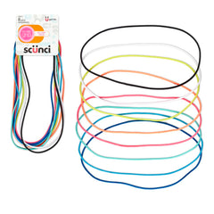 Scunci No-slip Grip Flat Bright Headwraps