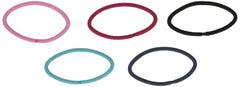 Scunci Effortless Beauty Large No-damage Pastel Elastics, 30-Count (Colors May Vary)