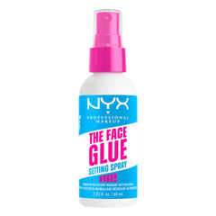 NYX Professional Makeup The Face Glue Setting Spray, Gripping Makeup Setting Spray with MAPLE SYRUP, Up to 24 hr wear, Transfer resistant & Waterproof, Non-sticky, 60 ml