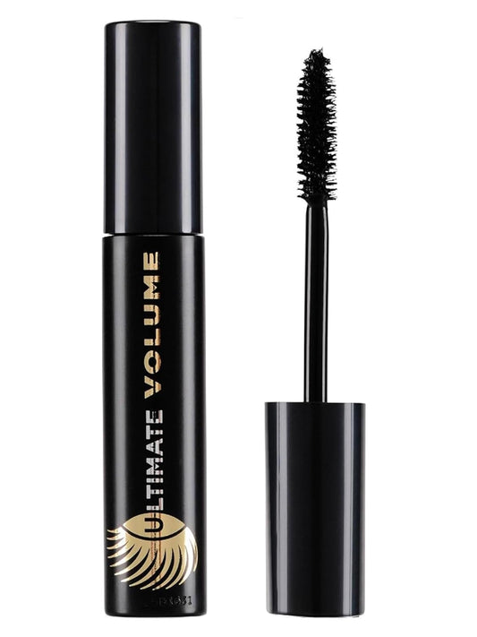 Marcelle Ultimate Volume Mascara, Black, Intense Volume and Multiplying Effect, No Clumping or Flaking, Hypoallergenic, Fragrance-Free, Cruelty-Free, 10 mL