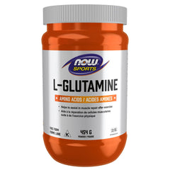 NOW Sports, L-Glutamine Pure Powder, Nitrogen Transporter*, Amino Acid, 454g