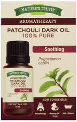 Nature’s Truth Patchouli Essential Oil 15 ml – 100% Pure Dark Patchouli Oil, Plant-Based, Aromatherapy, Diffuser, Massage & Bath Use