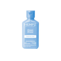 HEMPZ Body Lotion - Ocean Breeze Herbal Limited Edition Mini Daily Moisturizing Cream, Shea Butter, Aloe Body Moisturizer - Skin Care Products, Hemp Seed Oil - Travel Size 2.25 Fl Oz