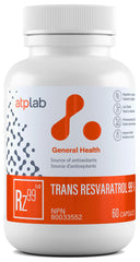 ATP LAB - Trans Resveratrol 99% 60 Capsules 60-Day Supply - Antioxidants Supplement - Immune System Support - Trans Resveratrol Supplement - Glowing Skin & Immune Support