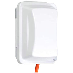 TayMac MM410W Single-Gang Horizontal/Vertical Mount Weatherproof in-Use Cover, 16 in 1, 2.75 in, White