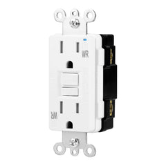 Amazon Basics Weather-Resistant GFCI Receptacle with LED Indicator, 15 Amp