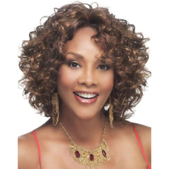Vivica A. Fox CHILLI-V New Futura Fiber, Deep Lace Front Wig in Color 1B