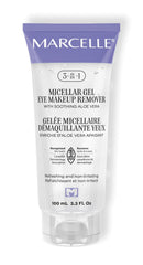 Marcelle 3-in-1 Micellar Gel Eye Makeup Remover with Soothing Aloe, Removes Waterproof Makeup, Reduces Appearance of Dark Circles, Oil-Free, Alcohol-Free, Fragrance-Free, Hypoallergenic, 100 mL