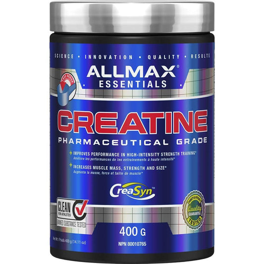 ALLMAX Nutrition - Creatine Powder - 100% Pure Micronized Creatine Monohydrate - Pharmaceutical Grade Creatine, 400 Gram, 400-Gram