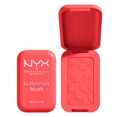 NYX Professional Makeup Buttermelt Blush, Buttery Soft Powder Blush, Up to 12 H Wear, Fade & Transfer Resistant, With Mango, Almond & Shea Butters, Shade: Had Butta