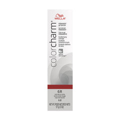 COLORCHARM Permanent Gel| Hair Color for Gray Coverage| 6R Red Terra Cotta| 2 Fl oz.
