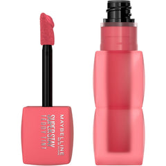 Maybelline Teddy Tint, Lip Stain, Soft Lip Tint, Light Feel, 12Hr Wear, Sheer or Blurred Finish, Petalcore