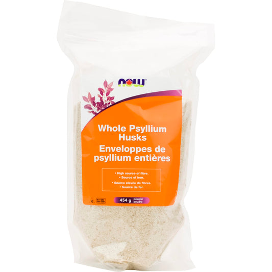 Now Whole Psyllium Husks, 454 g