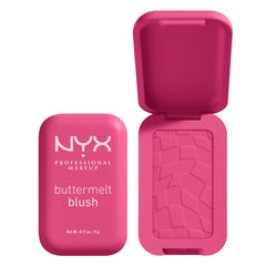NYX Professional Makeup Buttermelt Blush, Buttery Soft Powder Blush, Up to 12 H Wear, Fade & Transfer Resistant, With Mango, Almond & Shea Butters, Shade: Butta With Time