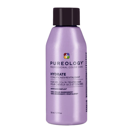 Pureology | Hydrate Moisturizing Conditioner | For Dry, Color Treated Hair | Sulfate-Free | Silicone-Free | Vegan, 50 ml